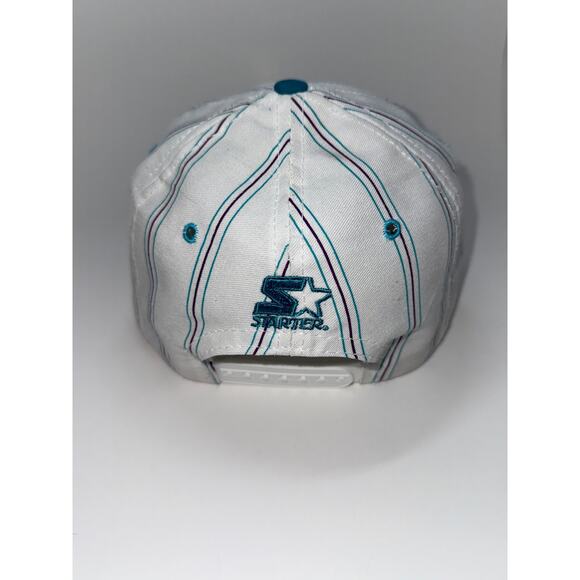 Vintage 1994 Charlotte NCAA Final Four White Teal Snapback Starter - Picture 3 of 6